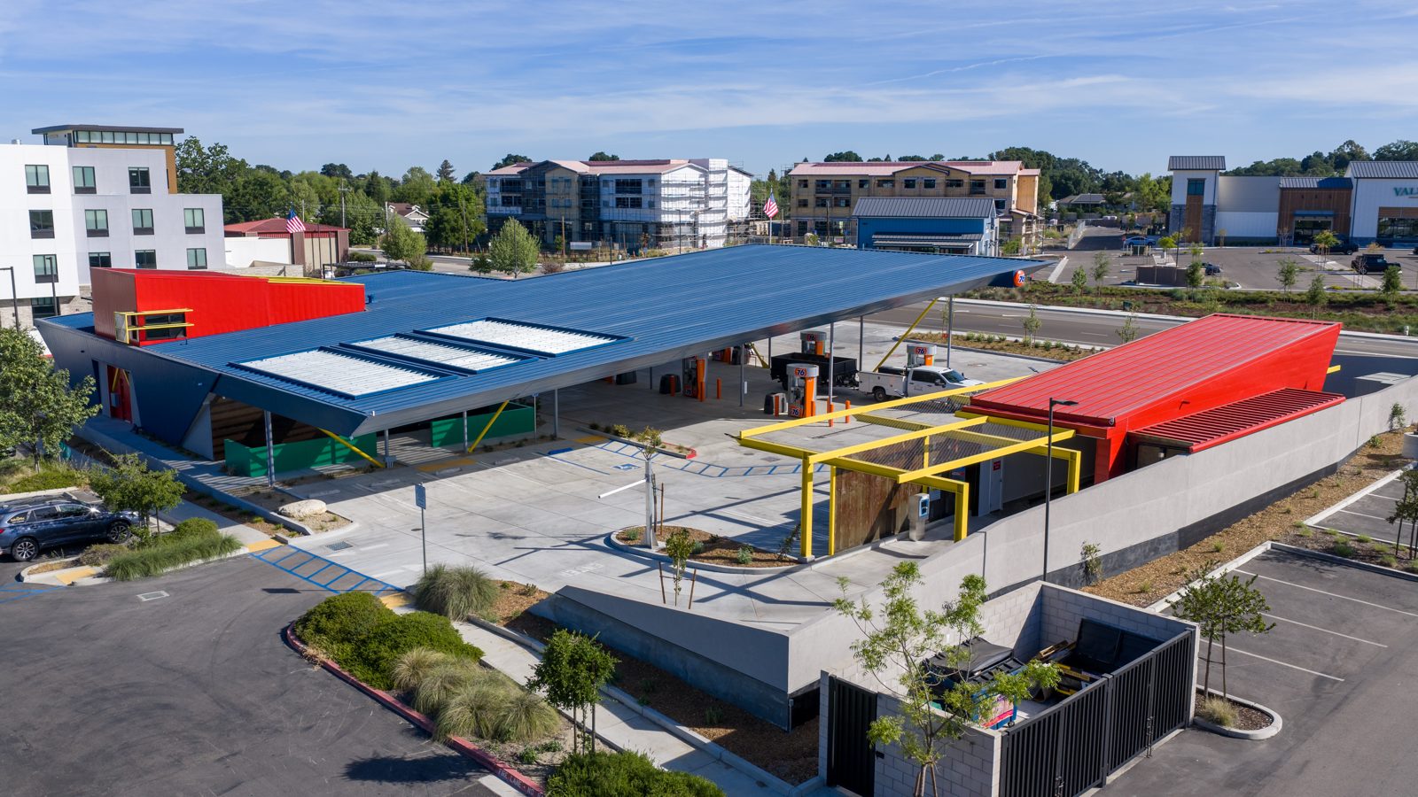 Coastal Pit Stop aerial view