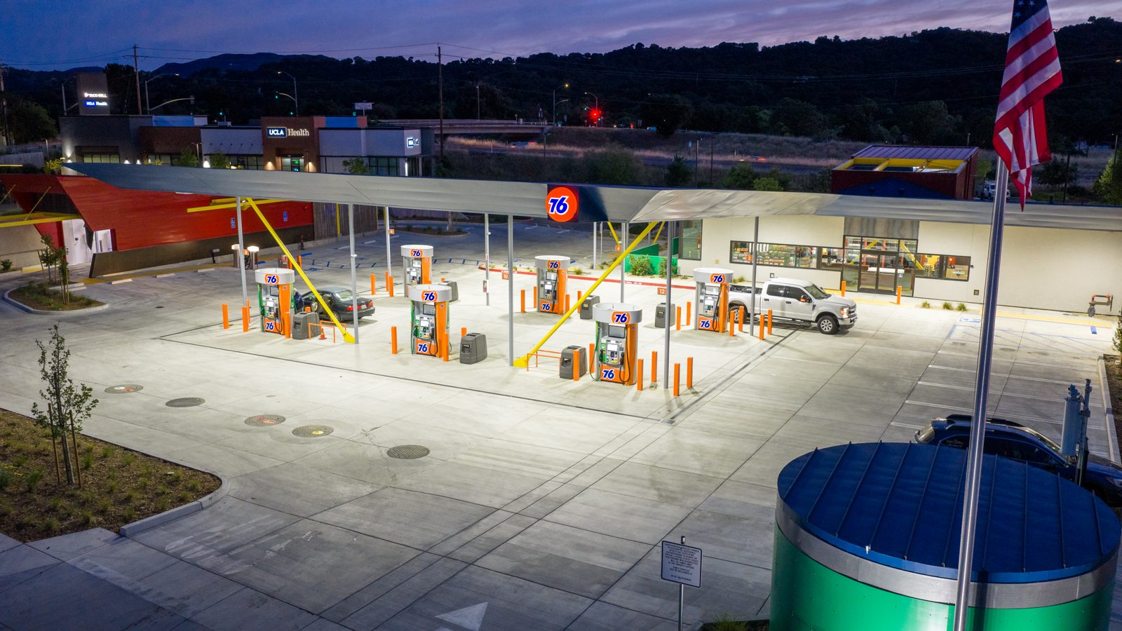 Evening at Coastal Pit Stop